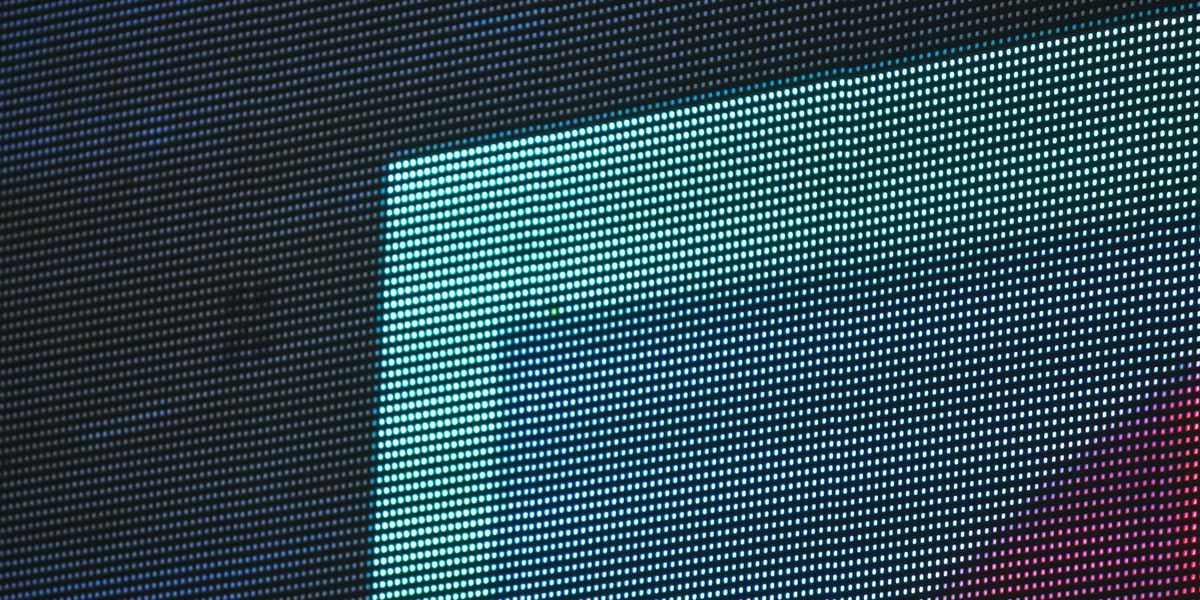 Creative grid displayed on an advertising dashboard screen